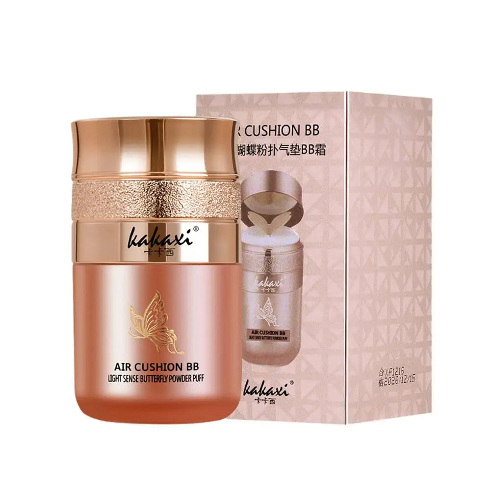 Butterfly Air Cushion BB Cream – Fond de Teint Fluide Compact | Hydratant, Longue Tenue, Correcteur & Base de Maquillage🚚 Livraison rapide FelizShop
