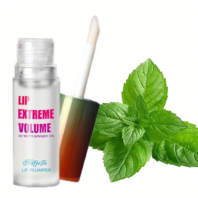 Huile Repulpante Lèvres – Gingembre & Menthe | Sérum Volumisant 1 ou 2 Pièces | Effet Pulpeux, Jeune & Sexy🚚 Livraison rapide 8 à 12 jours ouvrés FelizShop