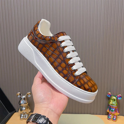 Baskets à plateforme à bout rond — Chaussures plates casual à lacets
🚚 Livraison rapide en 8 à 12 jours ouvrés depuis la France FelizShop