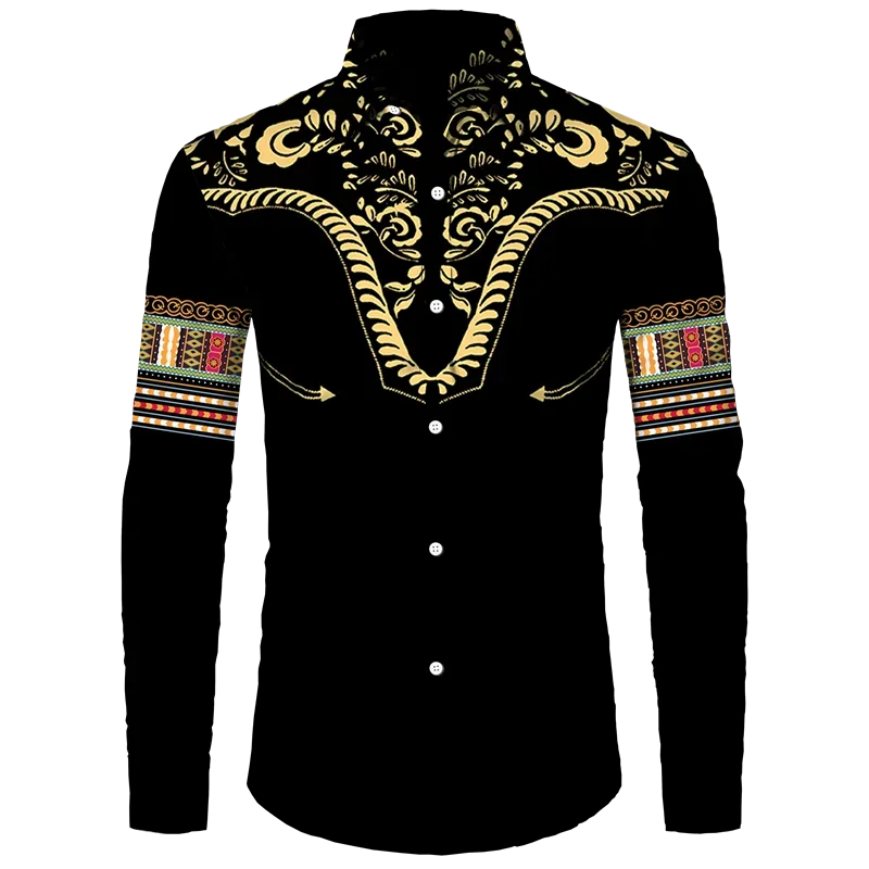 Chemise Dashiki Africaine Homme – Imprimé Ethnique, Manches Longues & Style Streetwear
🚚Livraison rapide gratuite et sécurisée FelizShop