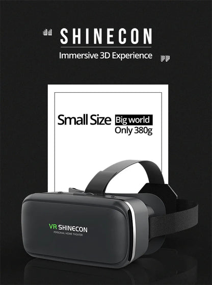 Casque VR Shinecon 10.0 – Lunettes de réalité virtuelle 3D pour smartphone. Vision binoculaire immersive, compatible jeux vidéo, films et applications VR.🚚Livraison gratuite rapide et sécurisé FR FelizShop