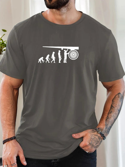 T-shirt Homme 100 % Coton – Graphique & Respirant – Style Streetwear Décontracté🚚 Livraison rapide en 8 à 12 jours ouvrés depuis la France FelizShop