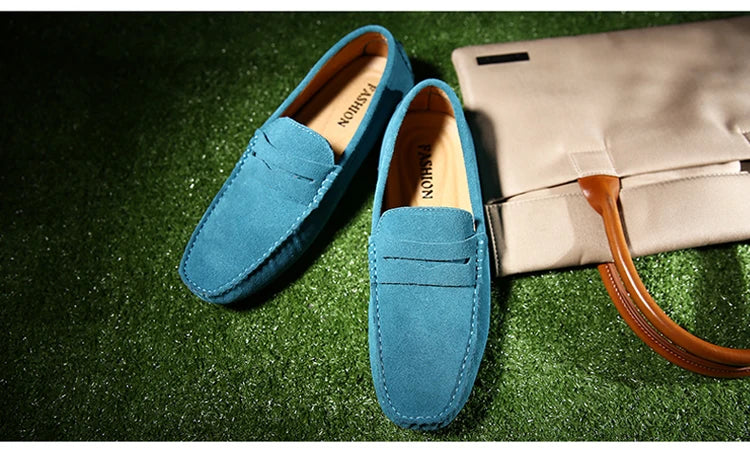 Chaussures homme 38–50 – Chaussures décontractées en cuir véritable – Mocassins tendance pour homme – Slip-on, chaussures plates pour conduite🚚 Livraison rapide en 8 à 12 jours ouvrés depuis la France FelizShop