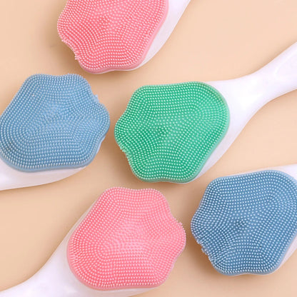 Soft Silicone Facial Cleansing Brush 2 in 1 Silicone Face Mask Brush & Face Scrubber For Exfoliating Massaging Remove Blackhead 🚚 Livraison rapide en 8 à 12 jours ouvrés depuis la France FelizShop