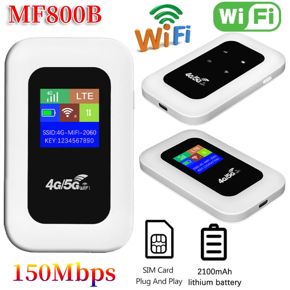Routeur 4G LTE Portable avec Carte SIM – Hotspot WiFi Mobile Sans Fil | Modem Nomade pour Voyage, Maison ou Bureau
🚚Livraison gratuite rapide et sécurisée FR FelizShop