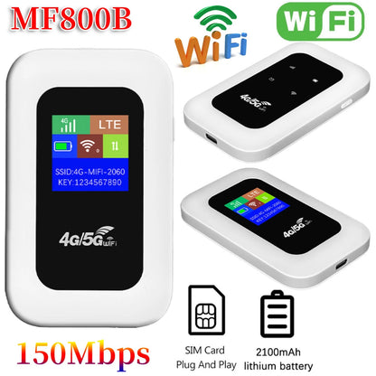 Routeur 4G LTE Portable avec Carte SIM – Hotspot WiFi Mobile Sans Fil | Modem Nomade pour Voyage, Maison ou Bureau
🚚Livraison gratuite rapide et sécurisée FR FelizShop