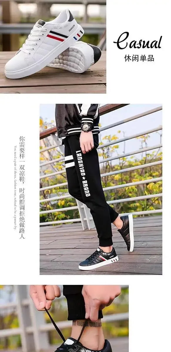 Baskets Décontractées Homme – Chaussures Plates en Similicuir Respirant, Légères et Confortables, Style Sport Chic, Coloris Blanc
🚚 Livraison rapide en 8 à 12 jours ouvrés depuis la France FelizShop