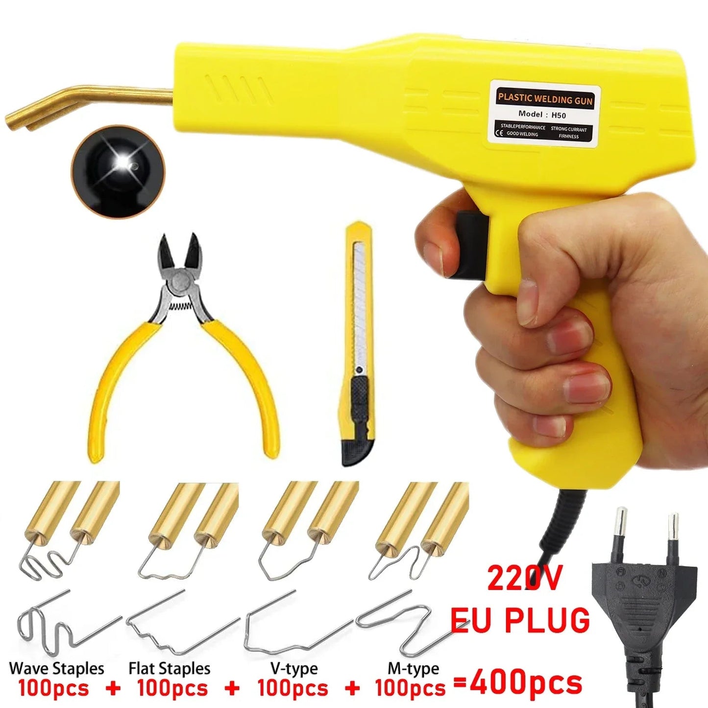 Soudeuse Plastique 50W – Kit Réparation Pare-Chocs Voiture & Fissures FelizShop