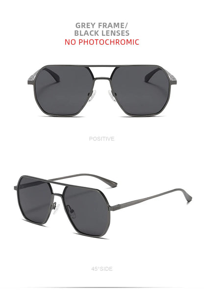 Lunettes de Soleil Photochromiques de Luxe – Polarisées & Anti-Éblouissement – Unisexe UV400🚚 Livraison rapide en 8 à 12 jours ouvrés depuis la France FelizShop