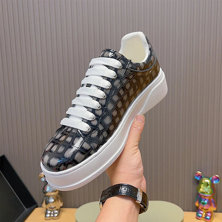 Baskets à plateforme à bout rond — Chaussures plates casual à lacets
🚚 Livraison rapide en 8 à 12 jours ouvrés depuis la France FelizShop