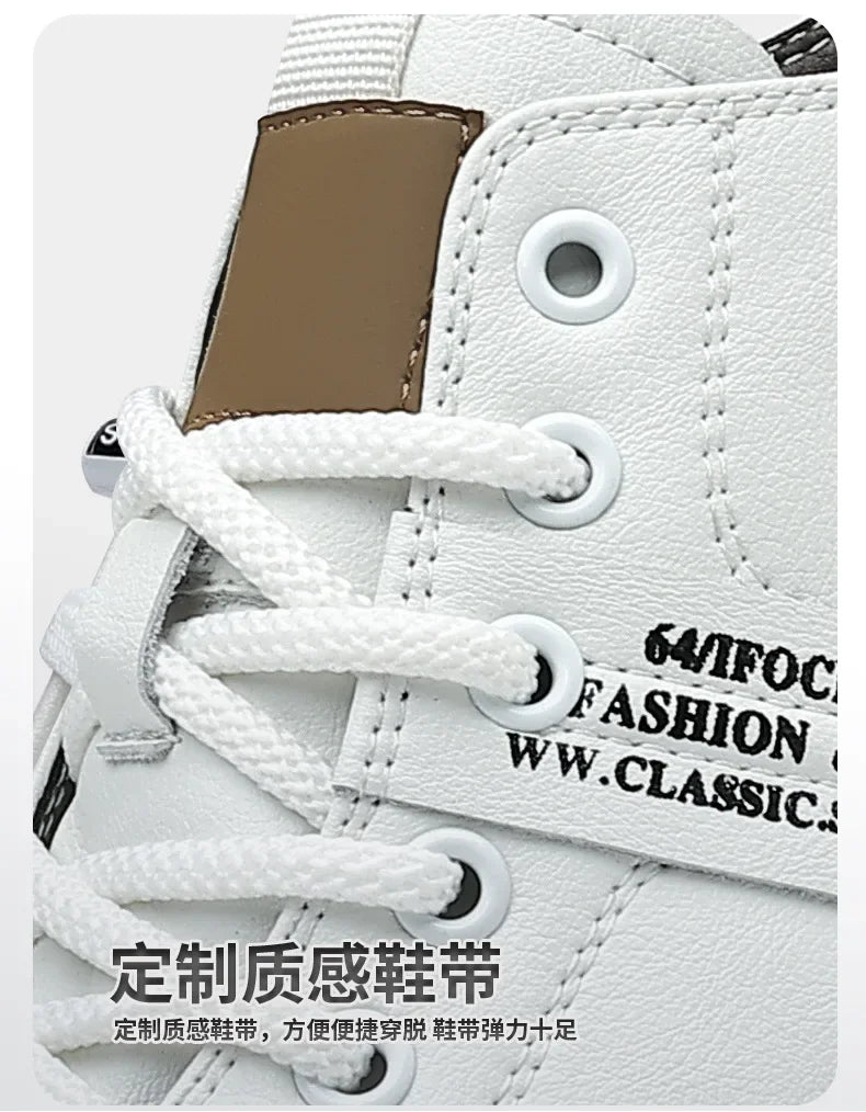 Sneakers Homme 2024 – Chaussures en Cuir Haut de Gamme à Lacets | Style Luxe & Semelle Rehaussante
🚚 Livraison rapide en 8 à 12 jours ouvrés depuis la France FelizShop