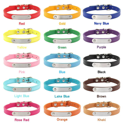 Collier Personnalisé pour Chien & Chat – Gravure Nom + Anti-Perte – Simili Cuir Rose (Taille S à L) 🚚 Livraison rapide en 8 à 12 jours ouvrés depuis la France FelizShop