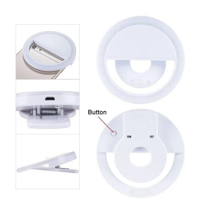Lumière Anneau LED Selfie avec Recharge USB – Éclairage d’Ombre pour iPhone et Smartphones, Amélioration des Selfies en Basse Lumière

🚚 Livraison rapide en 8 à 12 jours ouvrés depuis la France ou nos entrepôts FelizShop