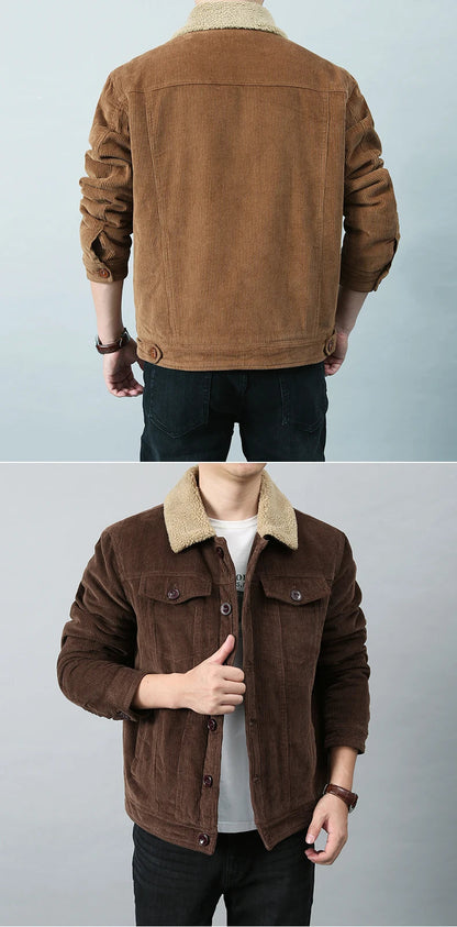 Blouson Homme Hiver – Velours Côtelé, Doublure Polaire & Coupe Décontractée
🚚Livraison rapide gratuite et sécurisée FelizShop