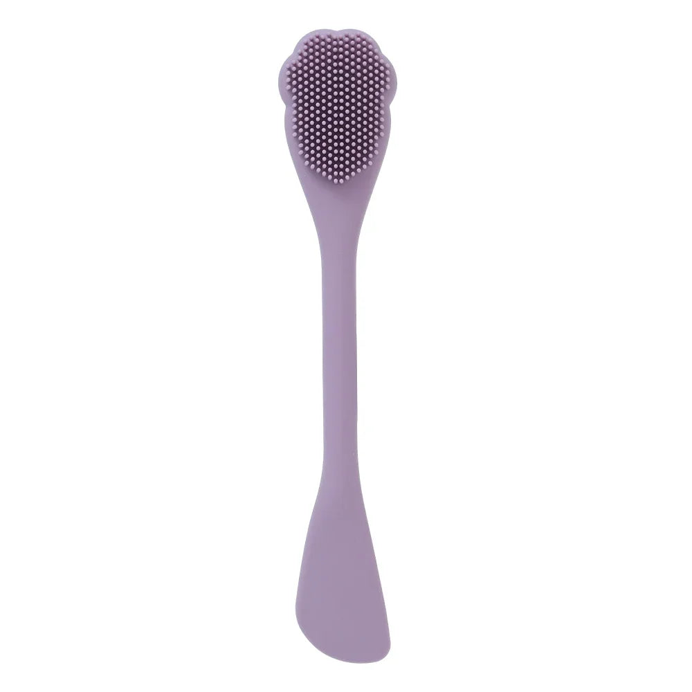 Soft Silicone Facial Cleansing Brush 2 in 1 Silicone Face Mask Brush & Face Scrubber For Exfoliating Massaging Remove Blackhead 🚚 Livraison rapide en 8 à 12 jours ouvrés depuis la France FelizShop