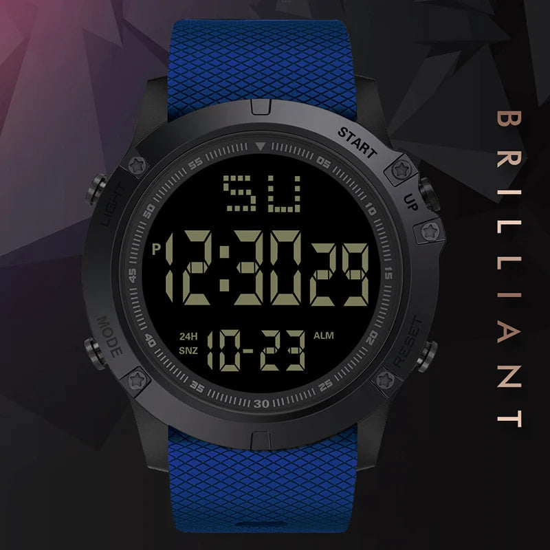 Montre sport homme multifonction — Montre militaire sportive, étanche, lumineuse LED digitale — Grande cadran, montre électronique pour enfants et étudiants
🚚 Livraison rapide en 8 à 12 jours ouvrés depuis la Fran FelizShop