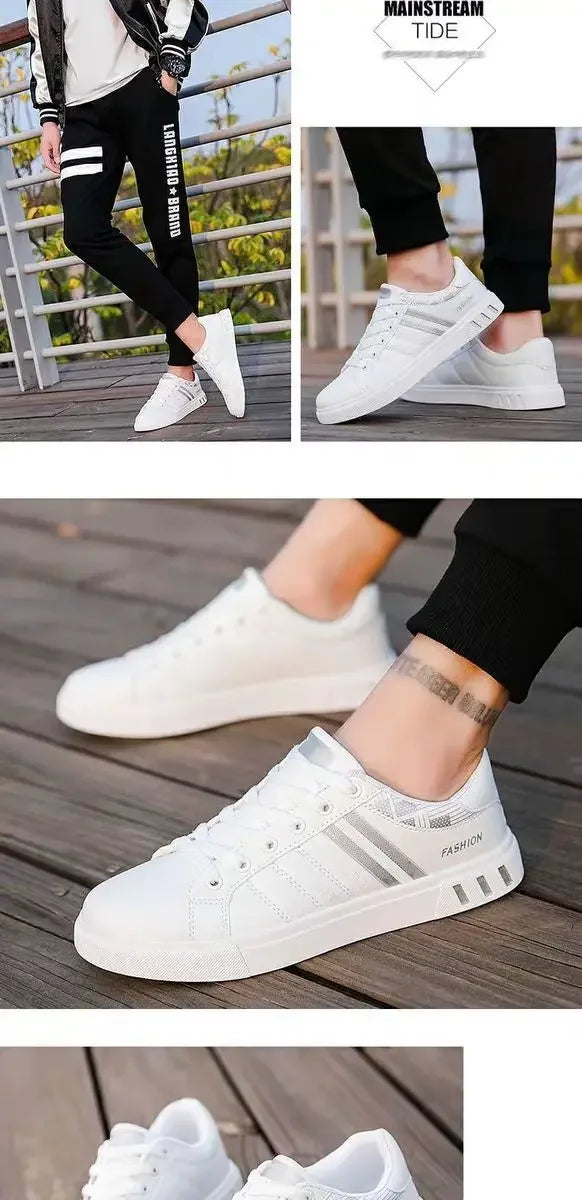 Baskets Décontractées Homme – Chaussures Plates en Similicuir Respirant, Légères et Confortables, Style Sport Chic, Coloris Blanc
🚚 Livraison rapide en 8 à 12 jours ouvrés depuis la France FelizShop