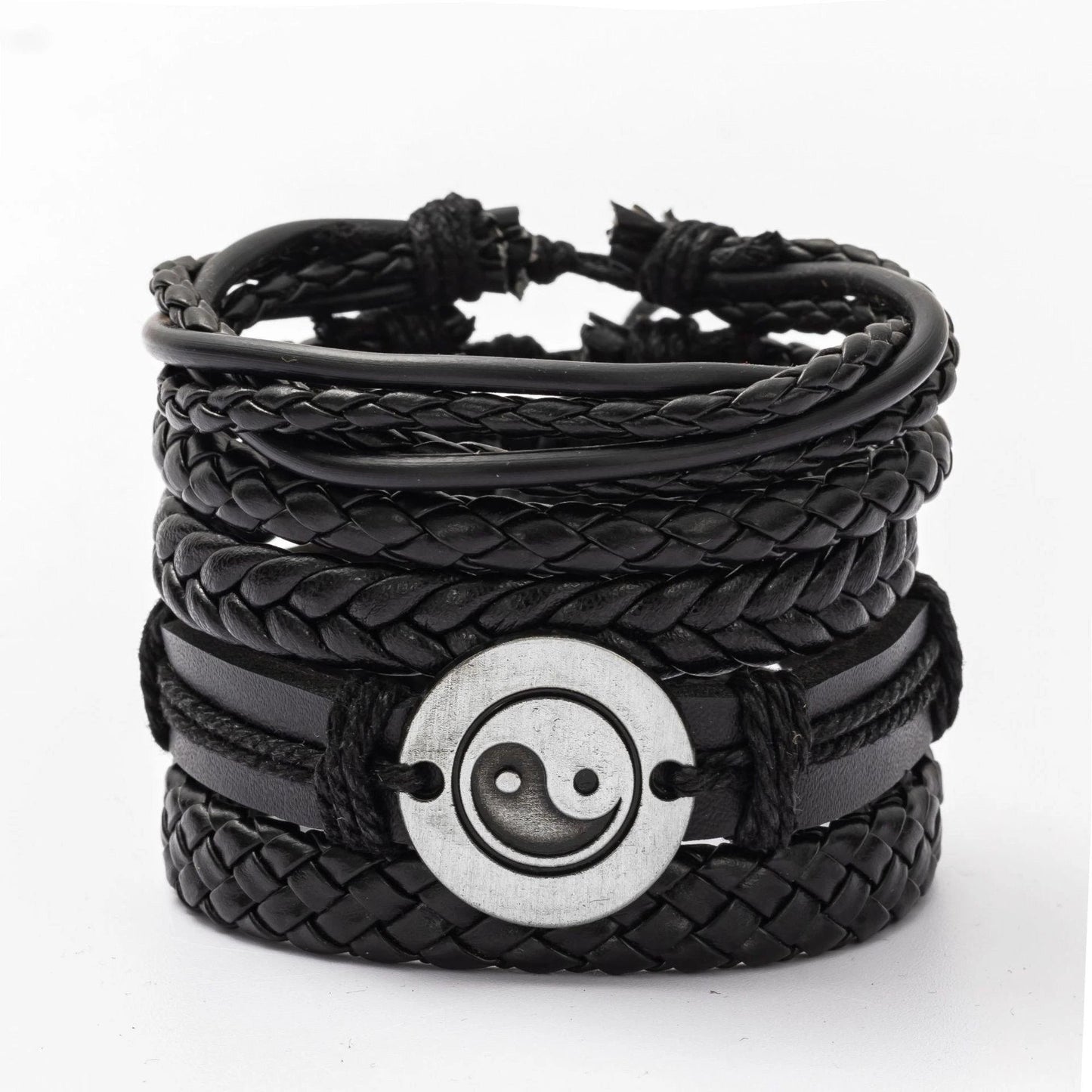 06 2024 Leather Braided Bracelet For Men 🚚 Livraison rapide en 8 à 12 jours ouvrés depuis la France FelizShop