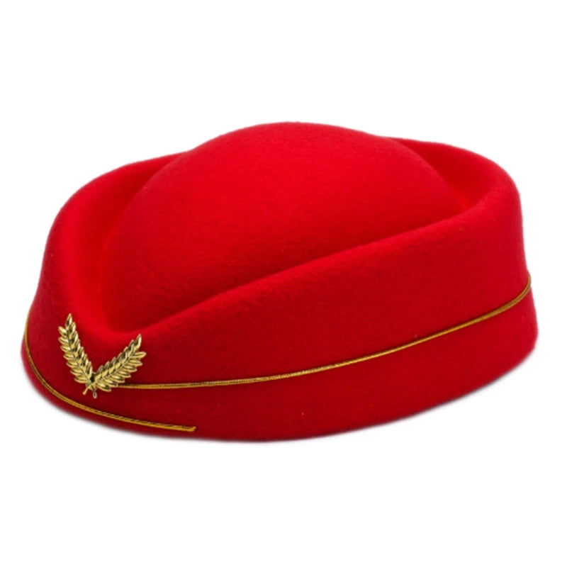 Chapeau Hôtesse de l’Air – Accessoire Uniforme & Cosplay Élégant Femme FelizShop