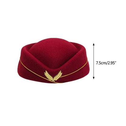 Chapeau Hôtesse de l’Air – Accessoire Uniforme & Cosplay Élégant Femme FelizShop