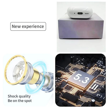 Wireless Bluetooth Earphones ANC ,Earbuds For airpods pro2  Noise Reduction,sports Earphone, Headset Original Ios18 FelizShop