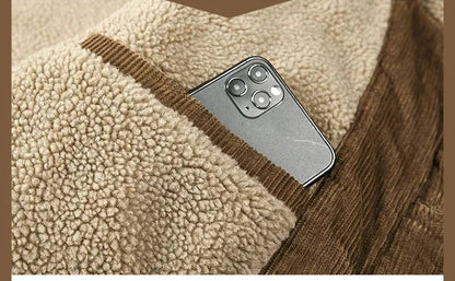 Blouson Homme Hiver – Velours Côtelé, Doublure Polaire & Coupe Décontractée
🚚Livraison rapide gratuite et sécurisée FelizShop