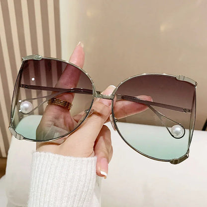 sunglasses Women 2024 Vacation Luxury Oversized Fashion Glasses Sunscreen Luxe Femme Lentes De Sol Mujer Lunette Soleil Femme 🚚 Livraison rapide en 8 à 12 jours ouvrés depuis la France FelizShop