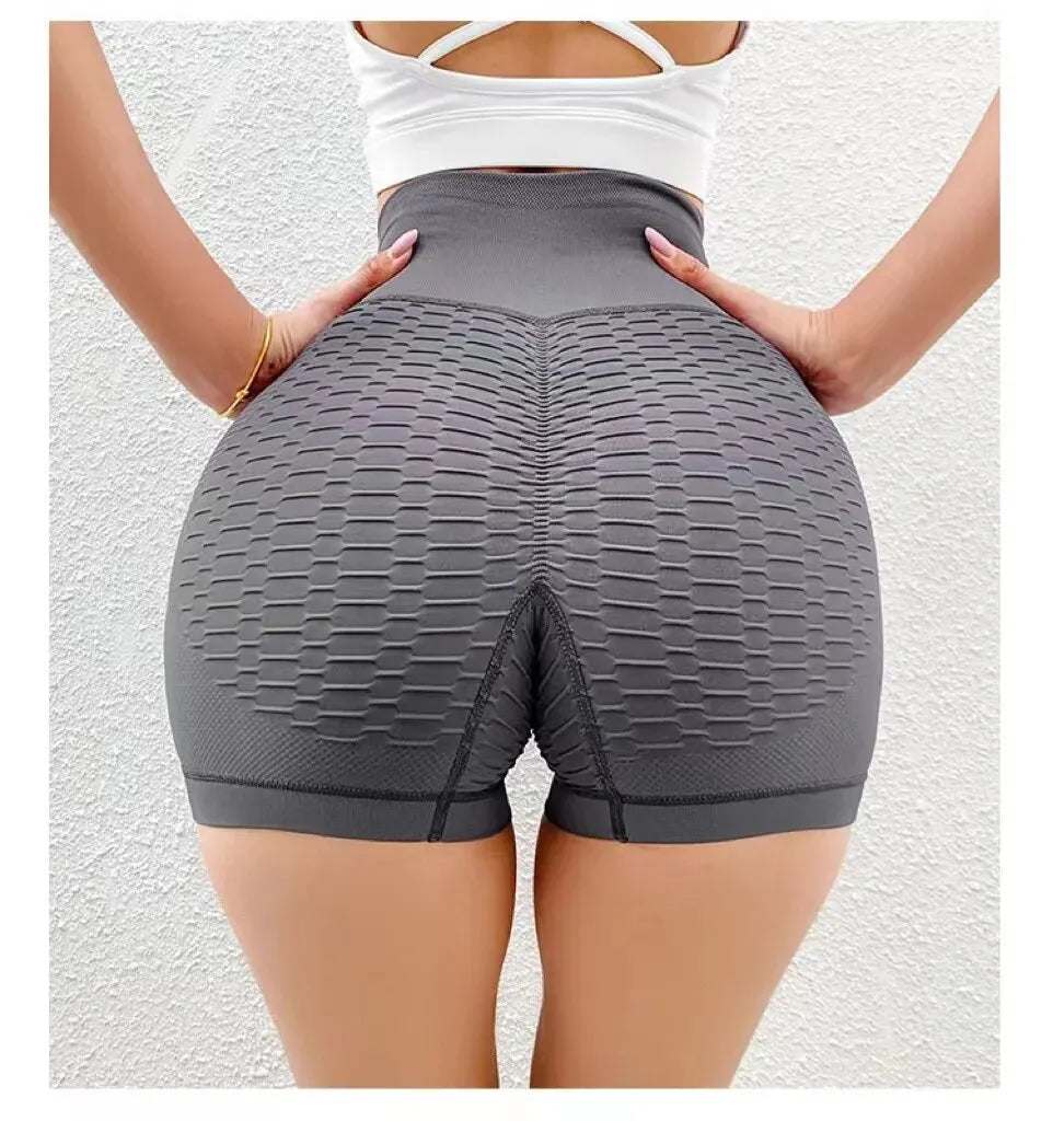 Women Sport Shorts High Waist Push Up Booty Workout Short Sexy Tummy Control Yoga Tights Seamless Fitness Hip Lifting Sportswear FelizShop