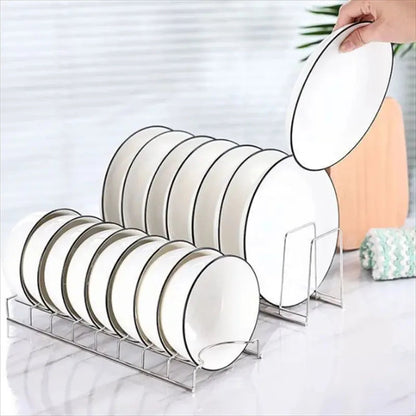 Égouttoir Assiettes Inox – Support de Vaisselle Multifonction | Organisateur Cuisine pour Couvercles, Bols & Ustensiles
Livraison gratuite et rapide partout en France FelizShop