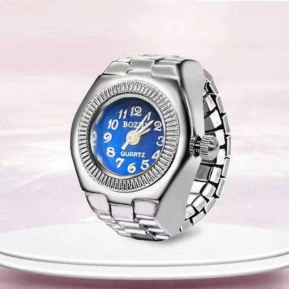 Bague Montre Rétro Punk – Anneau Quartz Vintage avec Chiffres Romains FelizShop