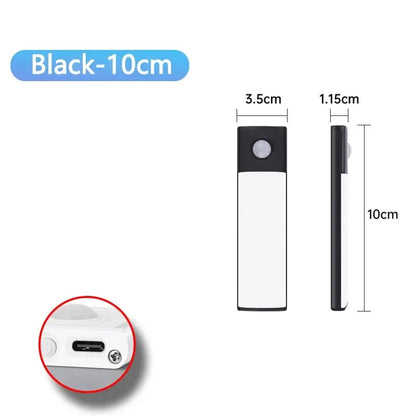 LED Cabinet Light USB Type-C Rechargeable Motion Sensor Led Lamp for Kitchen Wardrobe Cabinet Lighting 20cm/30cm/40cm/50cm/60cm 🚚 Livraison rapide en 8 à 12 jours ouvrés depuis la France FelizShop