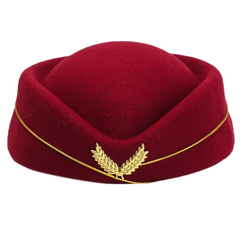 Chapeau Hôtesse de l’Air – Accessoire Uniforme & Cosplay Élégant Femme FelizShop