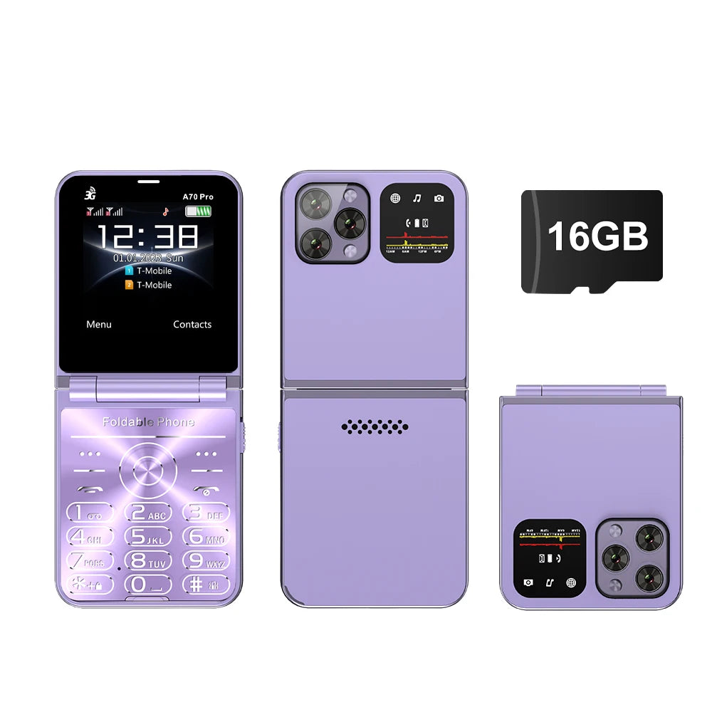 SERVO A70 PRO – Téléphone à Clapet 3G Double SIM avec Radio, Flash & Plus !
🚚Livraison gratuite rapide et sécurisé FR - FelizShop