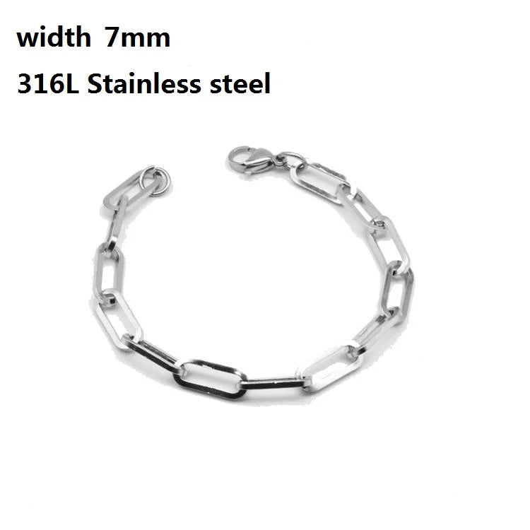 Bracelet Chaîne Cubaine en Acier Inoxydable 316L – Style Figaro Unisexe – Bijou Vintage & Tendance🚚 Livraison rapide en 8 à 12 jours ouvrés depuis la France FelizShop