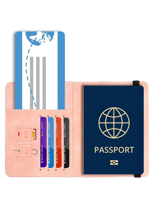 Porte-Passeport & Étui Cartes RFID – Cuir | Mixte & Sécurisé pour le Voyage🚚 Livraison rapide en 8 à 12 jours ouvrés depuis la France FelizShop
