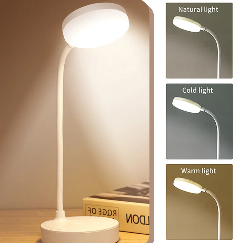 LED Desk Lamp 3 Levels Dimmable USB Rechargeable Battery Powered Portable Touch Table Light Eye Protection For Bedroom Bedside 🚚 Livraison rapide en 8 à 12 jours ouvrés depuis la France FelizShop