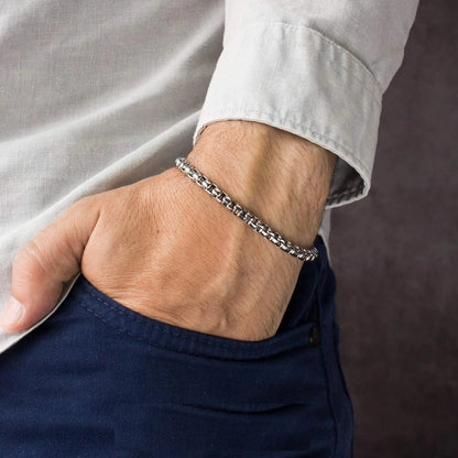 Bracelet Chaîne Cubaine en Acier Inoxydable 316L – Style Figaro Unisexe – Bijou Vintage & Tendance🚚 Livraison rapide en 8 à 12 jours ouvrés depuis la France FelizShop