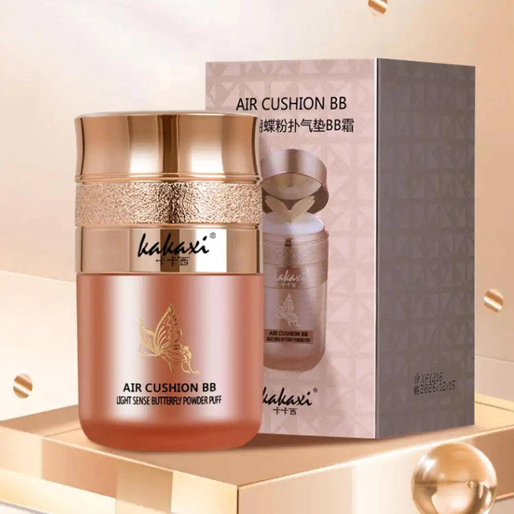 Butterfly Air Cushion BB Cream – Fond de Teint Fluide Compact | Hydratant, Longue Tenue, Correcteur & Base de Maquillage🚚 Livraison rapide FelizShop