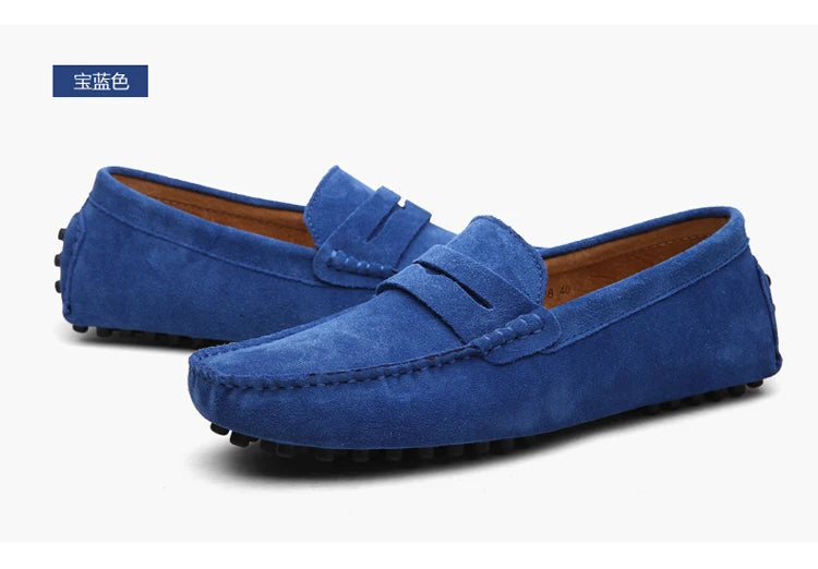 Chaussures homme 38–50 – Chaussures décontractées en cuir véritable – Mocassins tendance pour homme – Slip-on, chaussures plates pour conduite🚚 Livraison rapide en 8 à 12 jours ouvrés depuis la France FelizShop