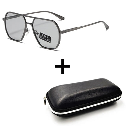 Lunettes de Soleil Photochromiques de Luxe – Polarisées & Anti-Éblouissement – Unisexe UV400🚚 Livraison rapide en 8 à 12 jours ouvrés depuis la France FelizShop