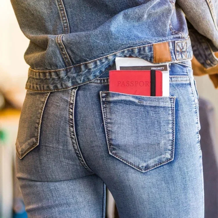 Porte-Passeport & Étui Cartes RFID – Cuir | Mixte & Sécurisé pour le Voyage🚚 Livraison rapide en 8 à 12 jours ouvrés depuis la France FelizShop