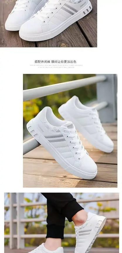 Baskets Décontractées Homme – Chaussures Plates en Similicuir Respirant, Légères et Confortables, Style Sport Chic, Coloris Blanc
🚚 Livraison rapide en 8 à 12 jours ouvrés depuis la France FelizShop