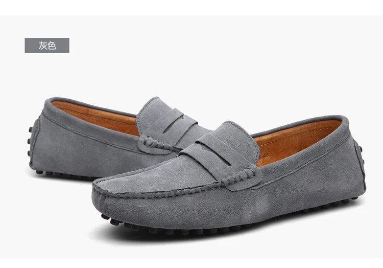 Chaussures homme 38–50 – Chaussures décontractées en cuir véritable – Mocassins tendance pour homme – Slip-on, chaussures plates pour conduite🚚 Livraison rapide en 8 à 12 jours ouvrés depuis la France FelizShop