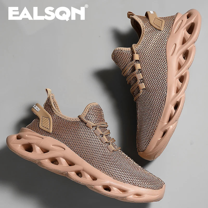 Chaussures de sport homme pour course et jogging — Sneakers décontractées noires ou marron — Mesh respirant, légères, absorption des chocs — Chaussures tennis et outdoor femme🚚 Livraison rapide en 8 à 12 jours o FelizShop
