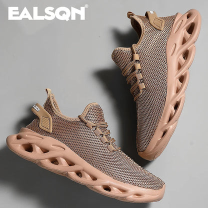 Chaussures de sport homme pour course et jogging — Sneakers décontractées noires ou marron — Mesh respirant, légères, absorption des chocs — Chaussures tennis et outdoor femme🚚 Livraison rapide en 8 à 12 jours o FelizShop