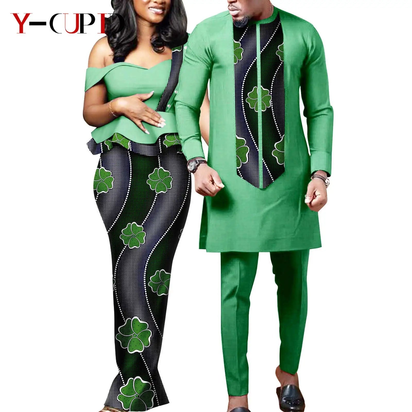 Tenue Africaine Couple – Robe Femme & Ensemble Homme FelizShop