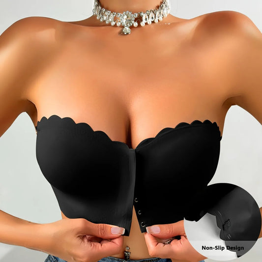 Soutien-gorge sans armature à fermeture frontale – Lisse, respirant, confortable – Couleur unie – Effet push-up, invisible sans traces
🚚 Livraison rapide en 8 à 12 jours ouvrés depuis la France FelizShop