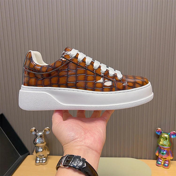 Baskets à plateforme à bout rond — Chaussures plates casual à lacets
🚚 Livraison rapide en 8 à 12 jours ouvrés depuis la France FelizShop