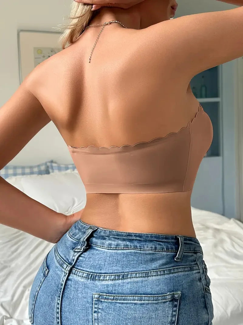 Soutien-gorge sans armature à fermeture frontale – Lisse, respirant, confortable – Couleur unie – Effet push-up, invisible sans traces
🚚 Livraison rapide en 8 à 12 jours ouvrés depuis la France FelizShop
