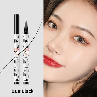Eyeliner Liquide Waterproof – Noir & Brun | Séchage Rapide, Effet Lying Silkworm pour Regard Agrandi🚚 Livraison rapide FelizShop
